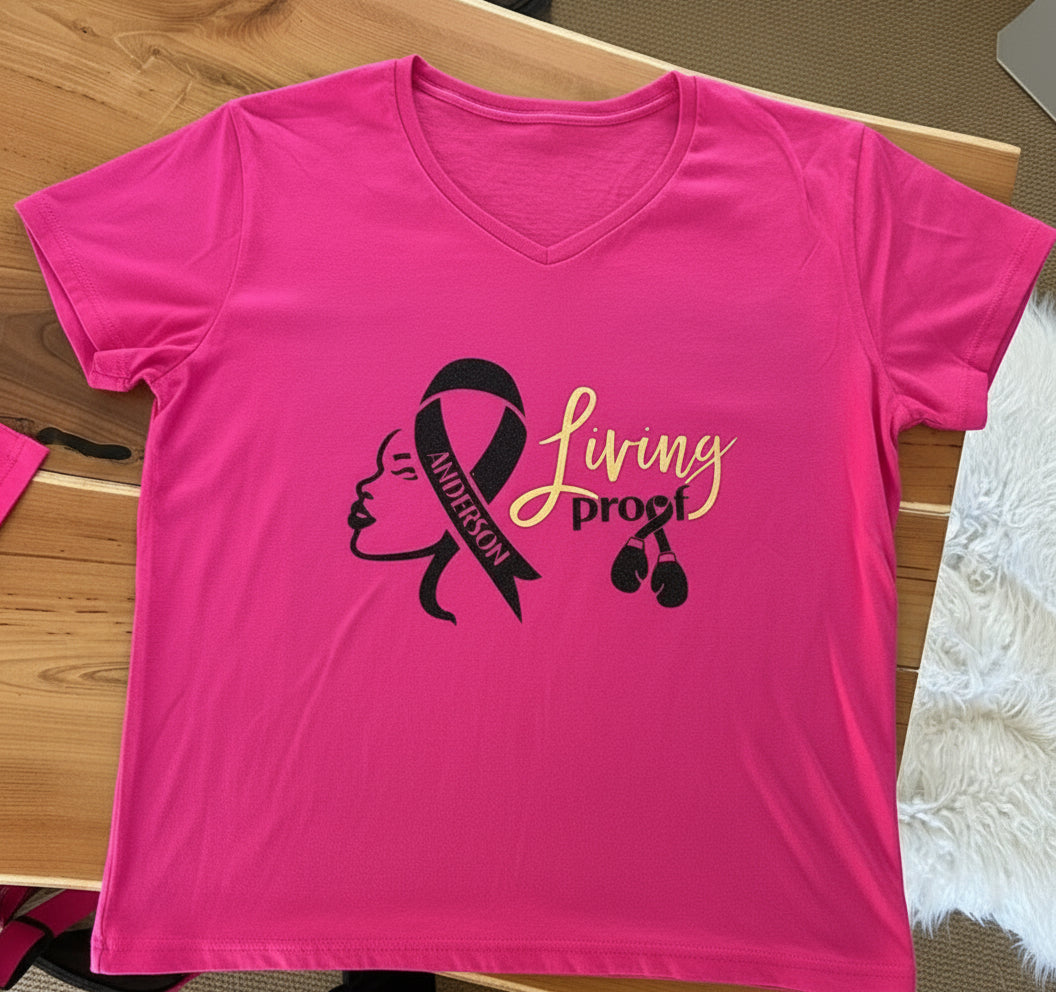 Custom Cancer Walk Tee